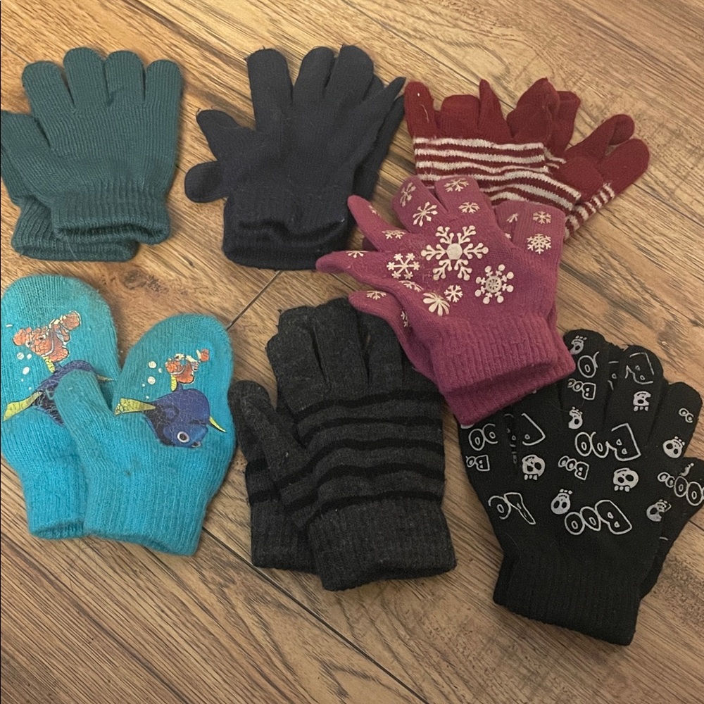 Colorful Kids Gloves Set